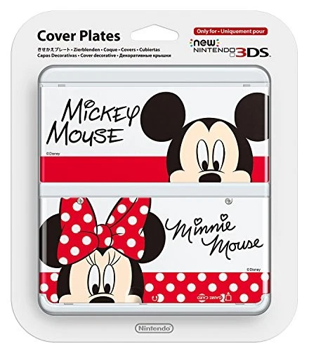 Mickey Mouse Minnie Nintendo 3ds Cover Japan Limited Edition Dress-up Plate