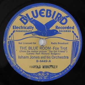 pre war jazz 78 ISHAM JONES The Blue Room, China Boy BLUEBIRD E+ HEAR - Picture 1 of 4