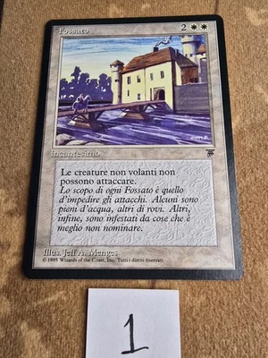 Moat Italian Legends Rare MtG Magic the Gathering Reserved List NM+ Mint - Image 1 of 4