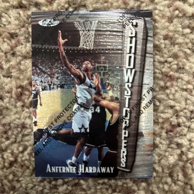 Anfernee Hardaway Topps Finest 1997-98 #274 Showstoppers with protective coating - Image 1 of 2