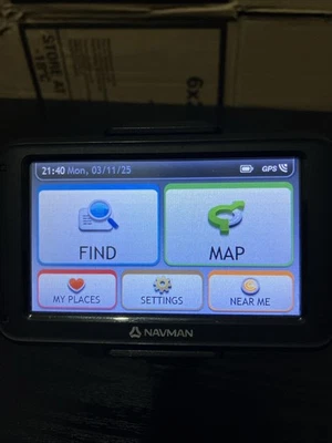 Navman Ezy + 4.3" Screen Satellite Navigation System for UK & ROI - Image 1 of 4