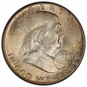 50C PCGS MS 66 FBL CAC 1950 - Imagen 1 de 3