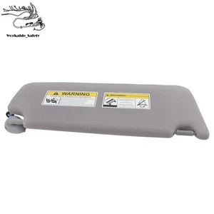1-Piece Driver LH Sun Visor W/ Light For Honda Pilot 17-21 Ridgeline 18-20 Gray - Bild 1 von 24