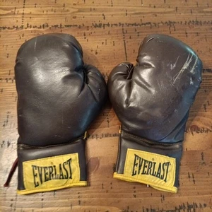 GUANTES DE BOXEO EVERLAST de colección marrón con cordones 16 OZ - A6 - Imagen 1 de 9