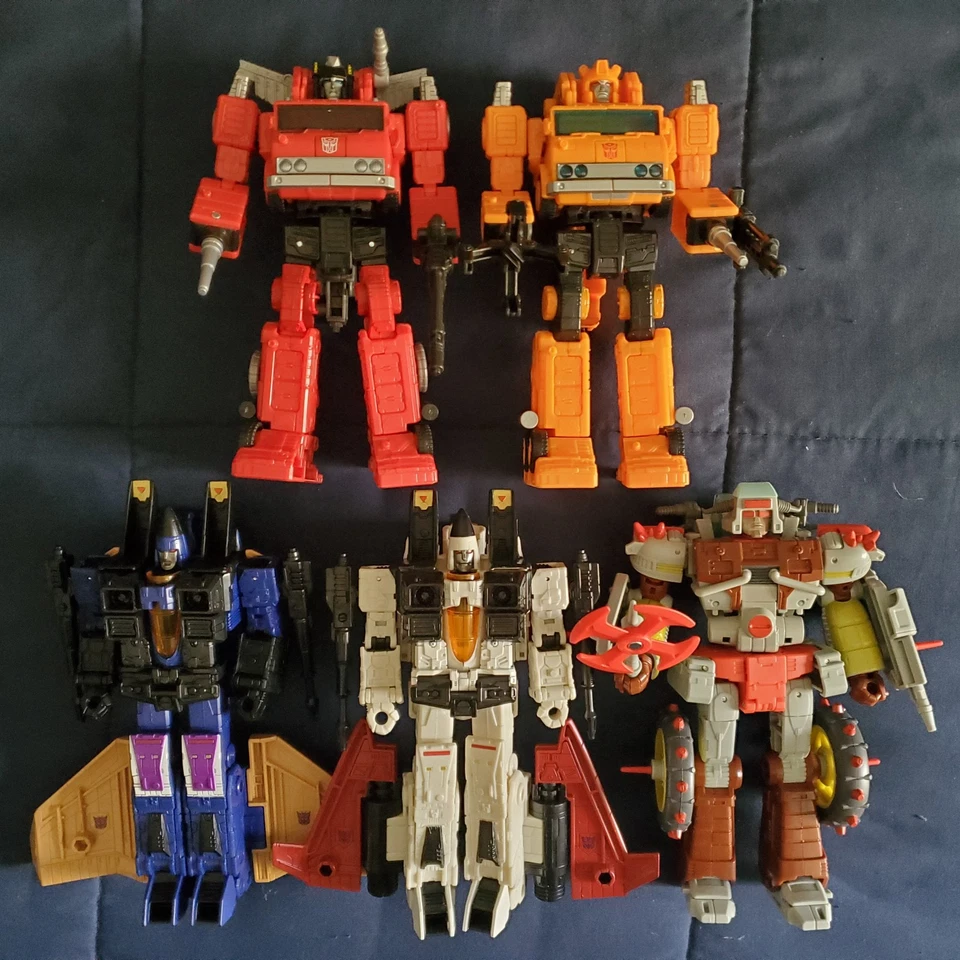 Transformers Voyager Inferno, Grapple, Dirge, Ramjet, Junkheap Lote de 5 Foto 1 de 1