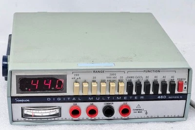 Simpson Digital Multimeter 460 Series 5 460A (No Test Leads) - Image 1 of 4