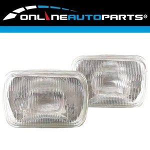 LH+RH Sealed Beam Headlights Pair for Mitsubishi L200/L300/Triton 1980-2006 L+R - Picture 1 of 8