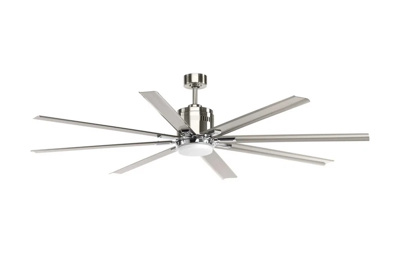 Progress Lighting Vast P2550-0930K Ceiling Fan Brushed Nickel 72" 8 Blade *READ* - Image 1 of 4