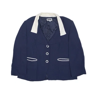Giacca blazer vintage LUISA SPAGNOLI blu anni 90 donna XL - Foto 1 di 8