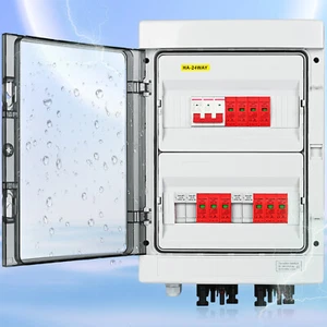 Photovoltaik Anschlusskasten Solar AC DC 1-Strings 2-Strings Überspannungsschutz - Bild 1 von 24