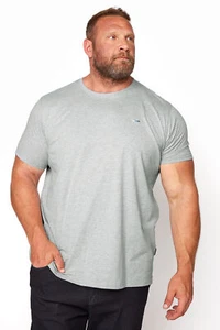 BadRhino Men's Big & Tall Plain T-Shirt