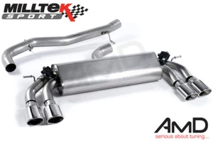 Milltek VW Golf R MK7 Cat Back Exhaust System Non Resonated SSXVW259 - Picture 1 of 1