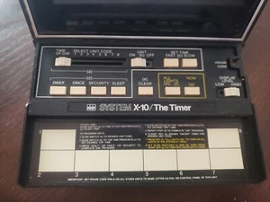 X10 - THE TIMER X10-TC262 Programmable Timer With Clock TC 262 SCE 107-A4 - Picture 1 of 11