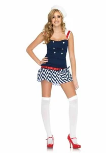 Adult Harbor Hottie Sexy Sailor Costume Leg Avenue - Picture 1 of 3