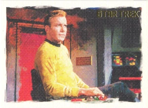 STAR TREK TOS ART & IMAGES KIRK PROMO CARD P1 - Picture 1 of 2