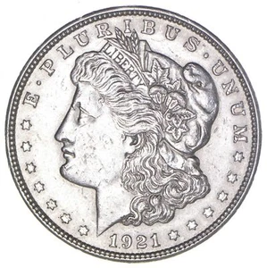 1921-P Morgan Silver Dollar ($1), Philadelphia Mint, 90% Silver - Picture 1 of 2