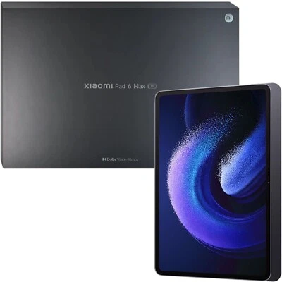 Xiaomi Pad 6 Max 14 Black 14 Inch 256GB + 12GB WIFI + Bluetooth Tablet NEW - Image 1 of 4