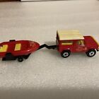 MATCHBOX LAND ROVER TRAILER & BOAT  RED VALLEY CAMP SUPERB VERY RARE