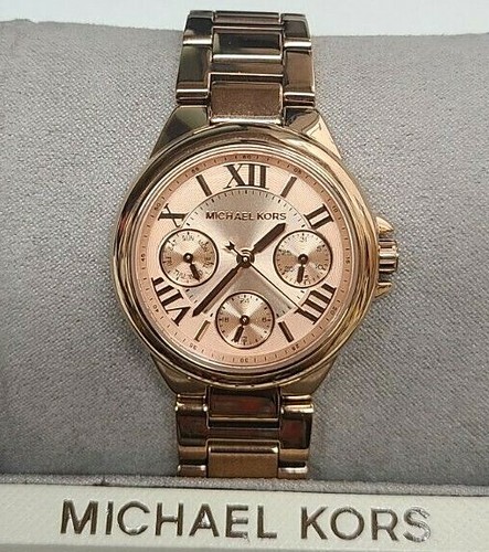 Orologio Michael Kors Donna Mini Bailey Tono Oro Rosa Acciaio Inox MK6447