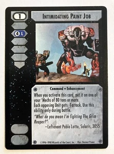 Intimidating Paint Job Battletech CCG Commander's Edition Command - Picture 1 of 1