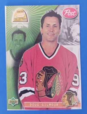 1998-99 UPPER DECK KRAFT COLLECTION POST CEREAL DOUG GILMOUR NHL HOCKEY CARD #22 - Image 1 of 2