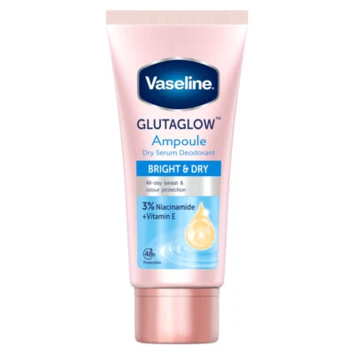 [VASELINE] GLUTAGLOW Ampoule BRIGHT AND Dry Serum Deodorant 45ml NEW - Image 1 of 2