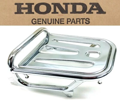 Chrome Rear Rack Luggage Carrier C125A Super Cub 19-21 Genuine Honda #L269 - Image 1 of 4