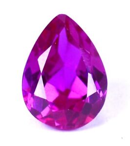 5.90 Ct Burma's Natural Red Ruby Pear Shape Certified Loose Gemstone B3563