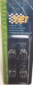 DICE CHROME METAL CAR WHEEL TIRE RIMS VALVES DUST STEMS AIR CAPS  V-207S - Picture 1 of 2