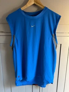 Nike Sphere Dri Fit Hombre Deportes/Fitness Tanque en Azul/Gris - Grande - Imagen 1 de 5