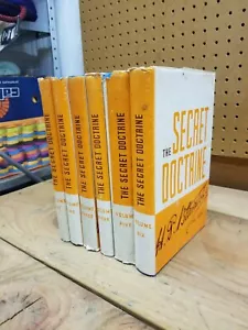 1971 The Secret Doctrine Six 6 Volumes Adyar Edition H.P. Blavatsky Occult - Imagen 1 de 11