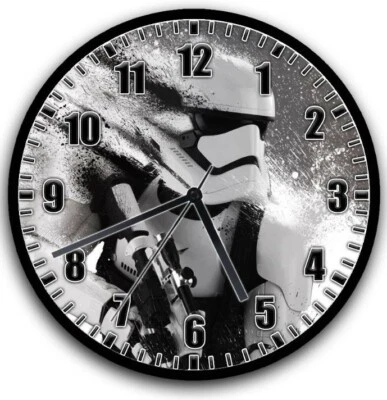 Reloj de pared Starwars Star Wars 22 cm es un arte de pared decoración de habitación Foto 1 de 2