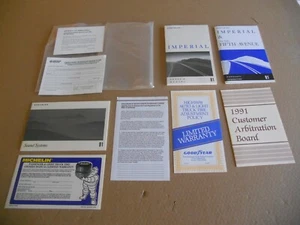 NOS Original 1991 Chrysler Imperial Operating Instructions Owners Manual - Bild 1 von 1