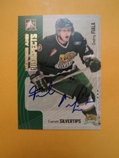 Ondrej Fiala Signed Everett Silvertips WHL Card Minnesota Wild