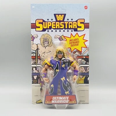 WWE Superstars Ultimate Warrior Series 2 UNPUNCHED Action Figure Mattel - Image 1 of 4