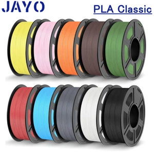 JAYO PLA Classic 3D Printer Filament 600mm/s 1.75mm 1.1KG Matte Surface Black - Afbeelding 1 van 24
