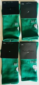 PEDAL MAFIA 4x Green Cycling Bike Socks BUNDLE PARK LIFE Size L/XL Brand New - Picture 1 of 2
