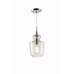 Woodbridge Lighting Sonya 1-Light Mini-Pendant clear Glass, - 15223CHR-C60700 - Picture 1 of 1