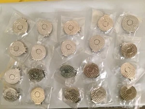 New 20 Pack Golf Magnetic Hat Clip Ball Marker Hat Clip Putting For Ball Marker - Picture 1 of 3