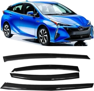 Smoke Black Rain Guards Toyota Prius 2023 2024 Window Visors Deflectors 4-Piece - Picture 1 of 9