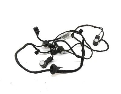 2012 AUDI A6 (C7) CONJUNTO DE SENSOR DE DISTÂNCIA TRASEIRO PDC PARK com HARNESS (BRANCO GLACIER) - Imagem 1 de 4