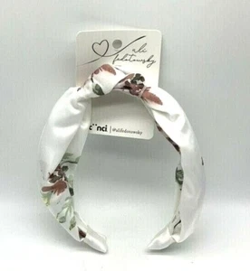 Scunci Ali Fedotowsky Headbands White Floral New - Picture 1 of 1