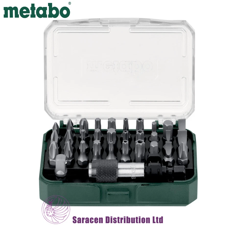 METABO 32 PIECE BIT BOX LC, PH, PZ, SLOT, HEX, TORX & SECURITY TORX  - 626697000 - Image 1 of 1