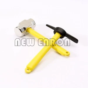 1:10 Metal Mini Hammer Hoe for Traxxas TRX4 Axial Tamiya Decor RC Crawler Car - Picture 1 of 11