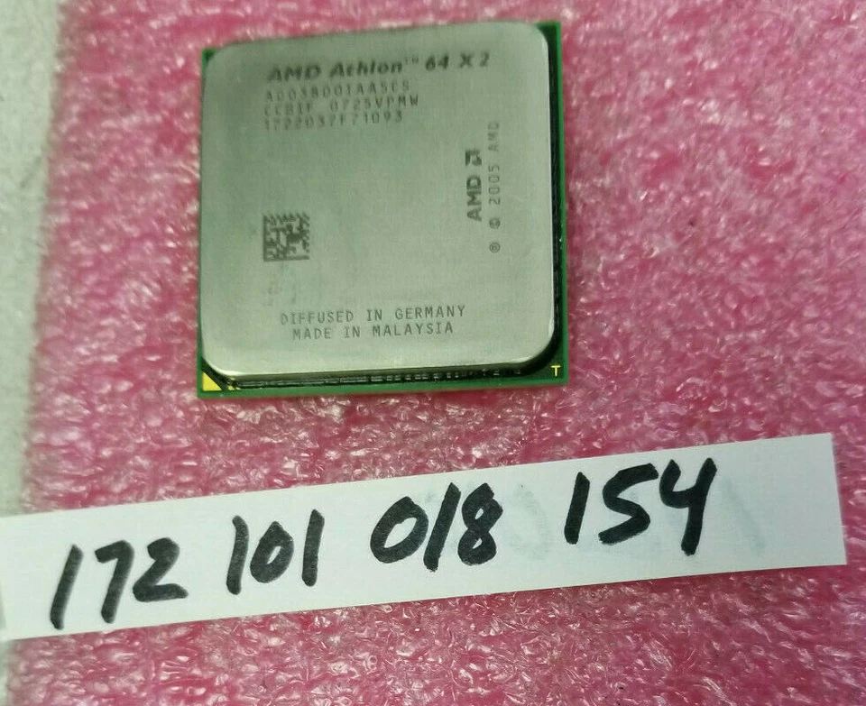 AMD Athlon 64 X2 3800+ ADO3800IAA5CS 2.0 GHz Socket AM2 CPU  - Image 1 of 1