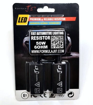 LED Load Equalizer 50W Resistor Bulb 4114 DRL Daytime bulb Hyper Flash Stop Fix - Image 1 of 4