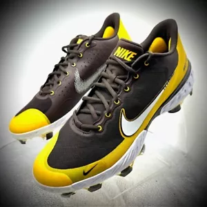 Nike Alpha Huarache Elite 3 MCS SD Padres Yellow Brown CZ4453-200 Men's Size 14 - Picture 1 of 6