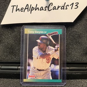 1989 Donruss 128 Tony Gwynn San Diego Padres Baseball Card HOF C214
