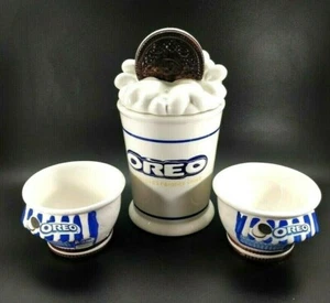 Vintage Keksdose & Schalen Oreo Milk Splash Sammlerstück RAR - Bild 1 von 12