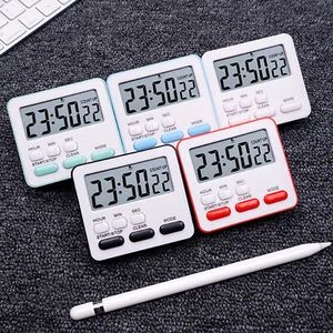 Magnetic LCD Digital Kitchen Timer Count Down Egg Cooking Loud Clear Alarm US - Picture 1 of 16